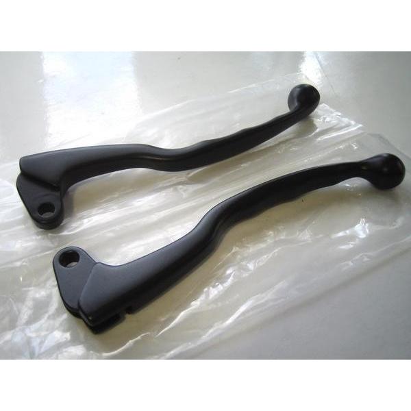 の*ん様 YAMAHA YAMAHA ☆送料430円~ 新品 黒レバーSET ＊TW200 ＊SR250 ＊SR400