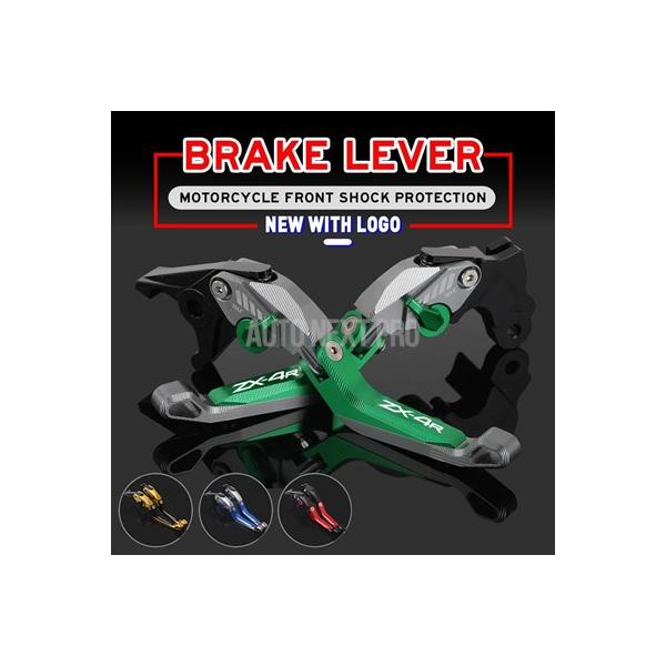 【並行輸入品】ブレーキレバー新機能カワサキニンジャzx4rr zx-4rr zx 4r 4rr用折りたたみ式調節可能拡張可能ブレーキクラッチバー