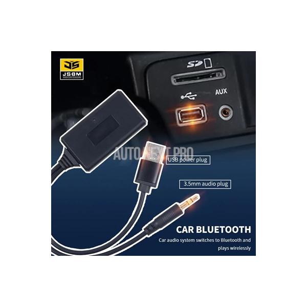 【並行輸入品】JSBM USB カーワイヤレス Bluetooth 3.5MM AUX-in アダプター BMW Mini Cooper R55 R56 R57