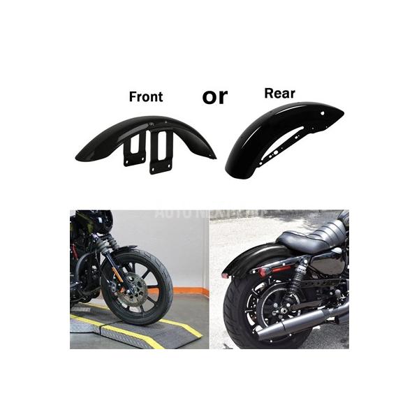 並行輸入品】バイク用フロントまたリアフェンダー ハーレースポーツ