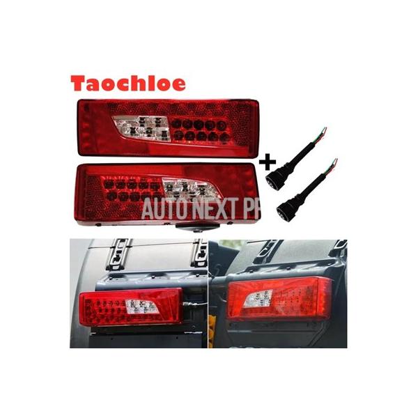 並行輸入品】スカニアトラック用LEDリアランプ ブザー付きテールライト