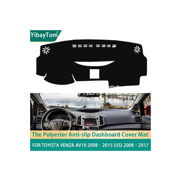 【並行輸入品】アンチUV滑り止めポリエステルダッシュボードカバー 車 ダッシュボードカバー クッション トヨタvenza av10 2008-2015米国版