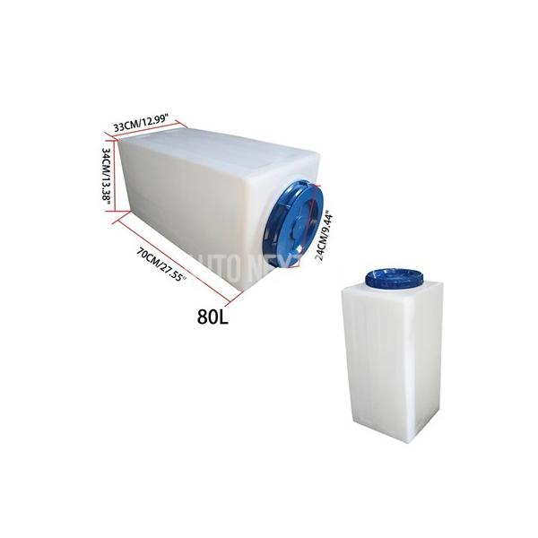【並行輸入品】80L RV ウォータータンク改修垂直車ウォータータンクプラスチックバケツ高温角型ウォータータンク
