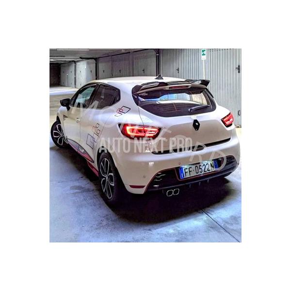 【並行輸入品】ルノークリオ用カーボンスポイラー 2013-2018 mk4 V