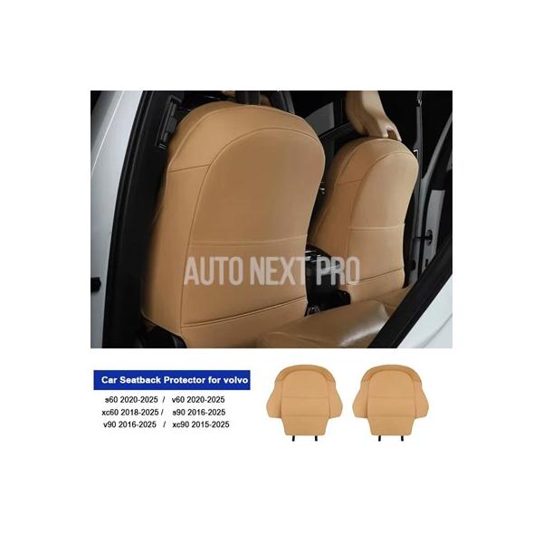 【並行輸入品】車 シートバック保護 ボルボxc90 xc60 s90 s60 v90 v60 保護 アンチキックマット レザーインテリアアクセサリー