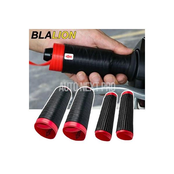 BLALION バイクシリコンハンドルバーカバー汎用自己収縮ノンスリップ防振モトグリップカバースリーブプロテクター