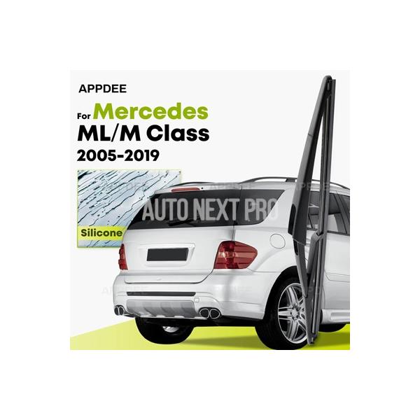 シリコン リアワイパー メルセデスベンツ ML/Mクラス W164 W166 2005-2019 コーティング れたフロントガラスワイパーブレード 12インチ 