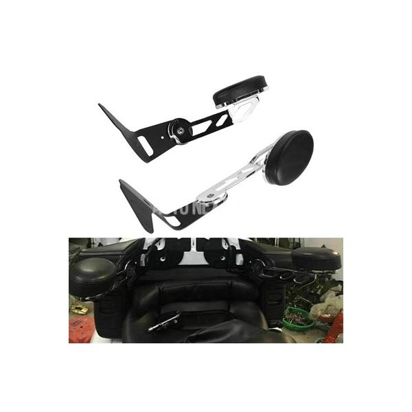 【並行輸入品】調整可能バイクリア助手席アームレスト トランクアームレスト ホンダゴールドウイングgl1800 2001-2017 アクセサリー