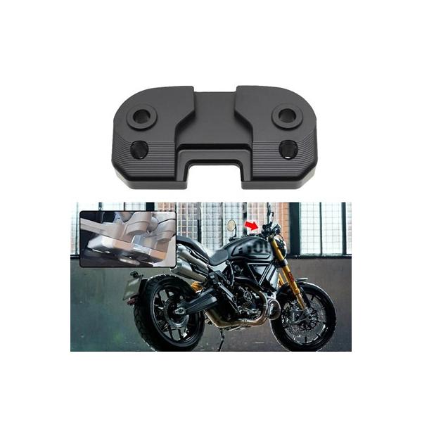 【並行輸入品】ドゥカティスクランブラー 適したバイクハンドルバーライザー クランプマウント ハンドルバーライザー リアパーツ 400 800 1100