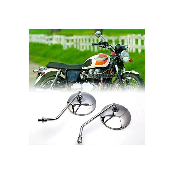 並行輸入品】トライアンフボンネビルt100 バイクサイドミラー 交換用