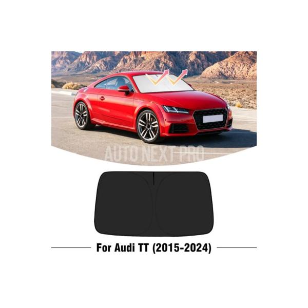 アウディ TT 2015-2020 2021 2022 2023 2024 車 フロントガラスサンシェードカバーフロントウィンドウサンシェードバイザー UV 保