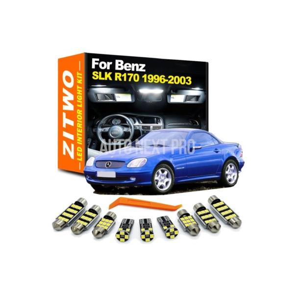 Zitwo-車内LEDランプキット 電球 キャンバス メルセデスベンツ SLKクラス r170 SLK200  SLK230  SLK320  1996-200