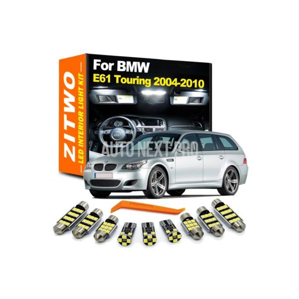 ZITWO 22 個 Canbus 車内ライト LED 電球キット BMW 5 シリーズ E61 ツーリング 525 528 530 2004-2010 プレー