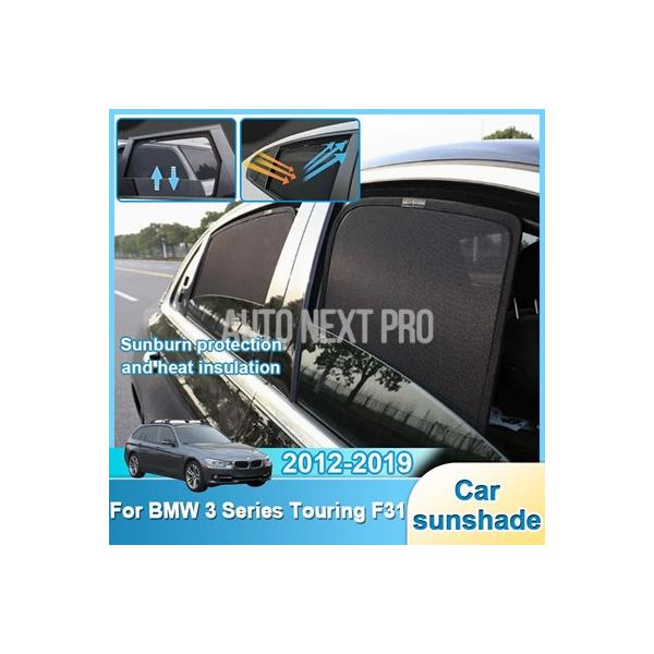 BMW 3シリーズツーリングF31 2012-2019年式 車用メッシュサンシェード サンシェード 日よけ 紫外線カット 断熱バイザー 車アクセサリー