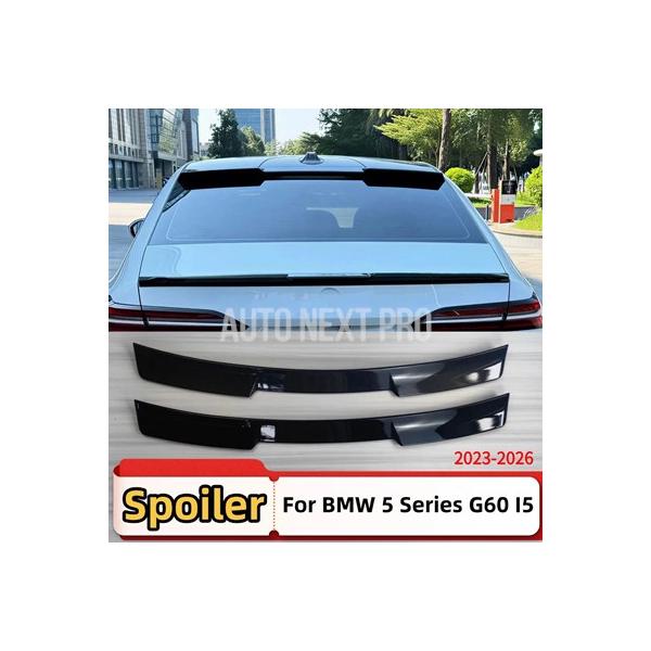 BMW 5シリーズ G60 I5 525i 530i 535i 2023-2026 M5スタイル レーシングリアトランクリップスポイラーウィング ABSチューニ