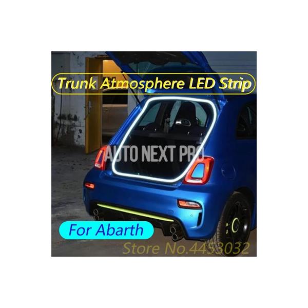 アバルト500 500SS 695トリビュート フェラーリ プント プントエボ 1000 TC用 車内トランクライト LEDインテリアムード灯 12V 4M