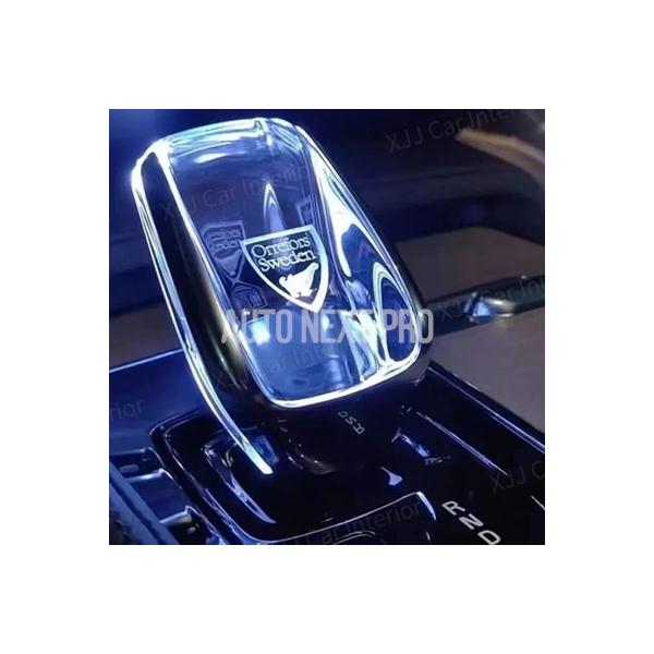 ボルボ XC60 S60 V60 XC90 S90 V90 2018-2024 クリスタル ギアレバー シフトノブ ハンドル 交換用 カーインテリア アクセサリ