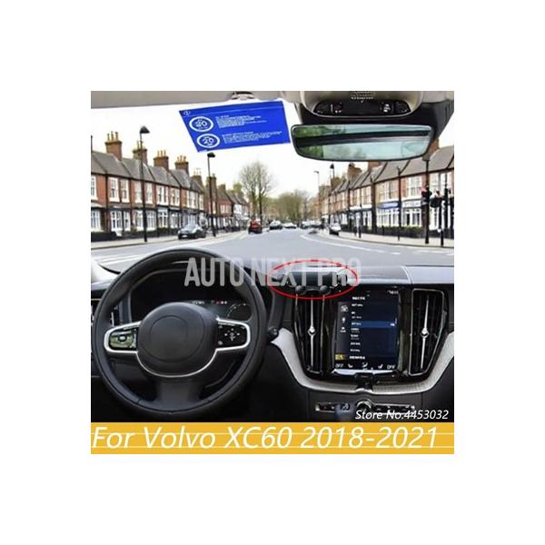 ボルボ XC60 2018-2021 重力自動車電話ホルダー水平 GPS マウントベース安定したオートロックブラケットアクセサリー