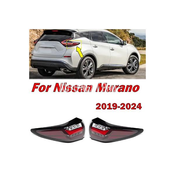 カーアクセサリー日産ムラーノ 2019-2024 リアテールライト信号ランプドライビングライトテールライトアセンブリ 26555-9UF0C 26555-9UF