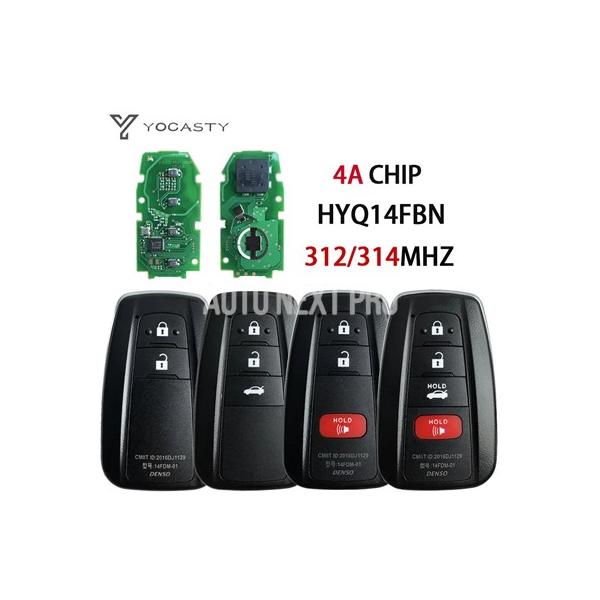 YOCASTY OEM PCB 米国ブラジル市場向け 312/314 MHz トヨタ カローラクロス 2018-2021 4Aチップ 8990H-12010 スマートリモートカーキー