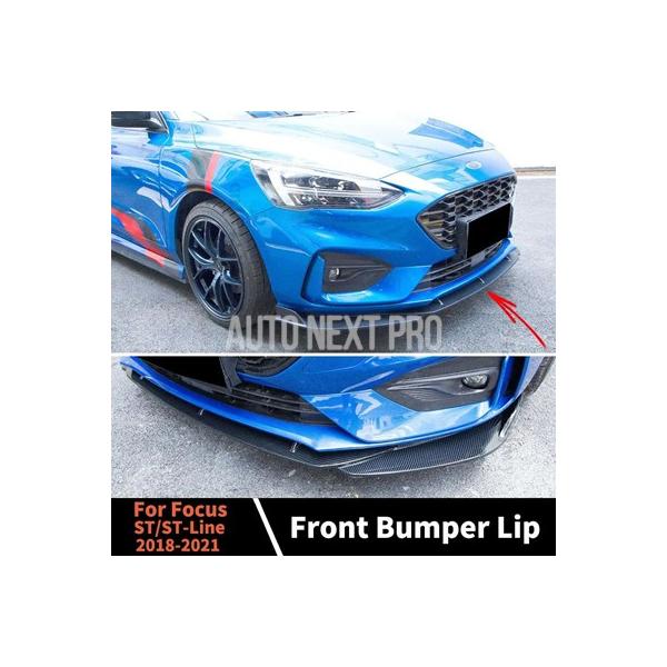 フロントバンパーリップあご外装部品スポイラーボディキットスプリッタアクセサリーフォードフォーカスst st-ライン2018 2019 2020 2021 MK4