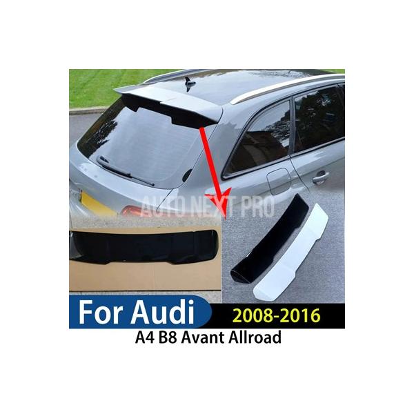 アウディ A4 B8 アバント オールロード 2008-2014 RS4ルック スプリッター スポイラー   リアルーフカスタム 外装アクセサリー