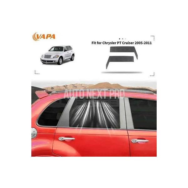 車 リアウィンドウルーバーベントカバーキャンプ換気アクセサリークライスラー PT クルーザー 2005 2006 2007 2008 2009 2010 201