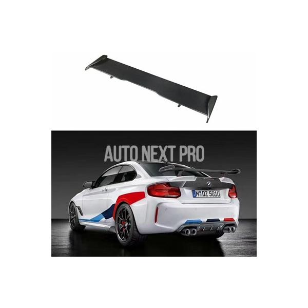 Bmw 2シリーズF22クーペM2 M3 M4 F87スポイラー2013-2019年real光沢  カーボンリア翼mpスタイルアクセサリーボディキット