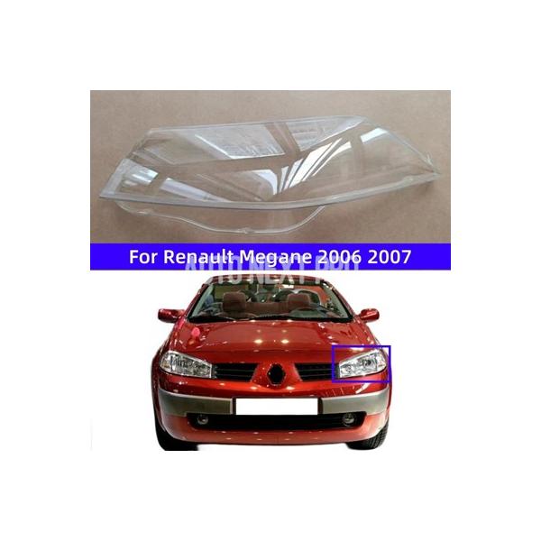 ルノー メガーヌ 2006 2007 アクセサリー車 交換クリア PC ライトシェルヘッドライトレンズ