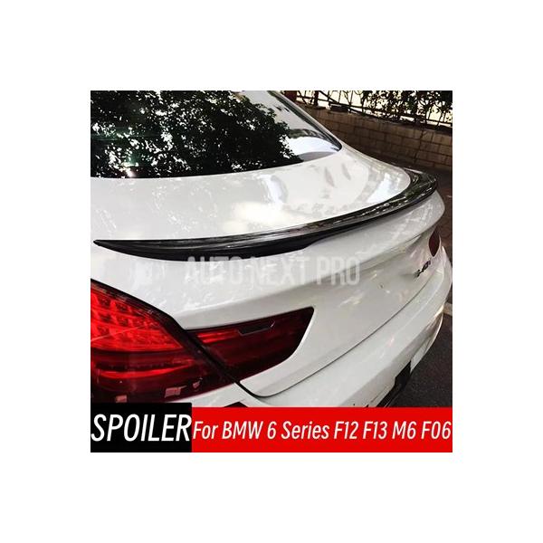 BMW 6シリーズ F06 M6 F12 F13 640i 650i 2/4ドア 2011-2017 MPスタイル カーボン リアトランク リッドスポイラー ウ