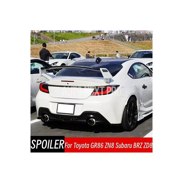 2021 2022 2023 2024 トヨタ GR86 ZN8 スバル BRZ ZD8 リアトランクスポイラーウィング カーブラックカーボン エクステリアアク