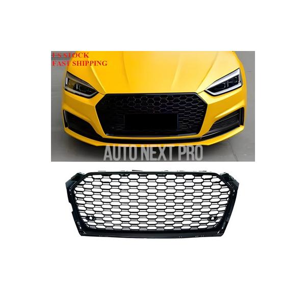 アウディ A5 S5 B9 ABS アップグレード 2017 2018 2019 RS5スタイル用 自動車アクセサリー グリルアセンブリ
