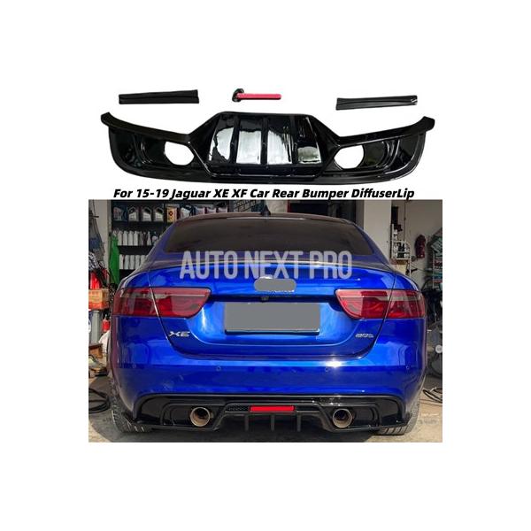 2015 2016 2017 2018 2019 ジャガーXE リアバンパーディフューザー リップスポイラー エプロン ボディキット エクステリアチューニングア