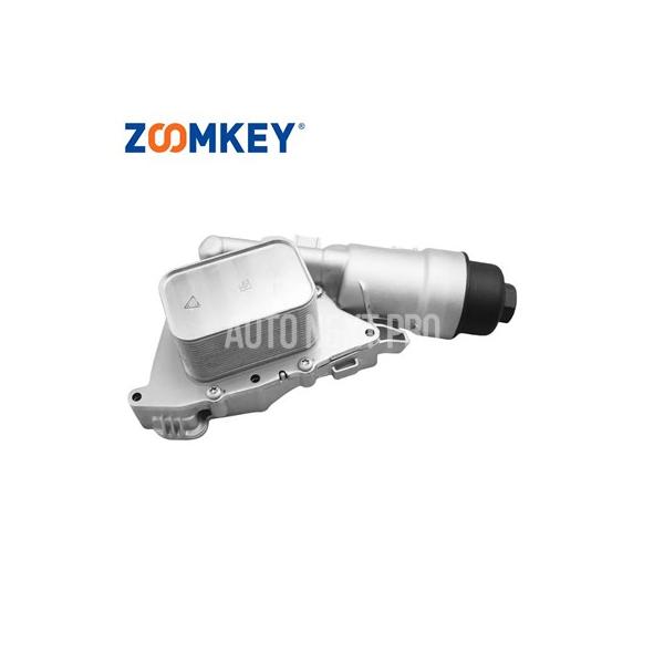 ZOOMKEY エンジンオイルクーラーフィルターハウジング 11428585235 BMW F46 F45 i8 B38 MINI F55 F56用 11-42