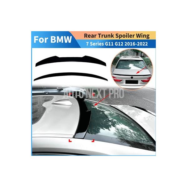 BMW 7シリーズ G11 G12 2016 2017 2018-2022用 車 リアトランクスポイラー リアウィンドウルーフスポイラー ウィング ボディキット