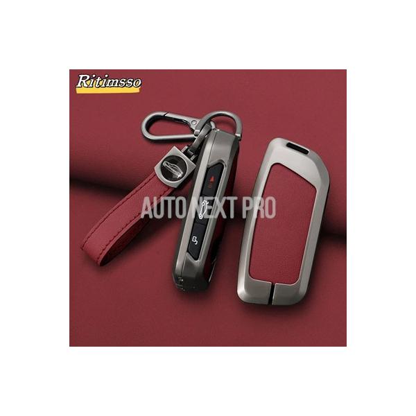 合金 + レザーキーカバーホルダーキーケースアクセサリー BMW X1 U11 X7 X5 G05 LCI I7 IX XM シリーズ 7 740Li U06 