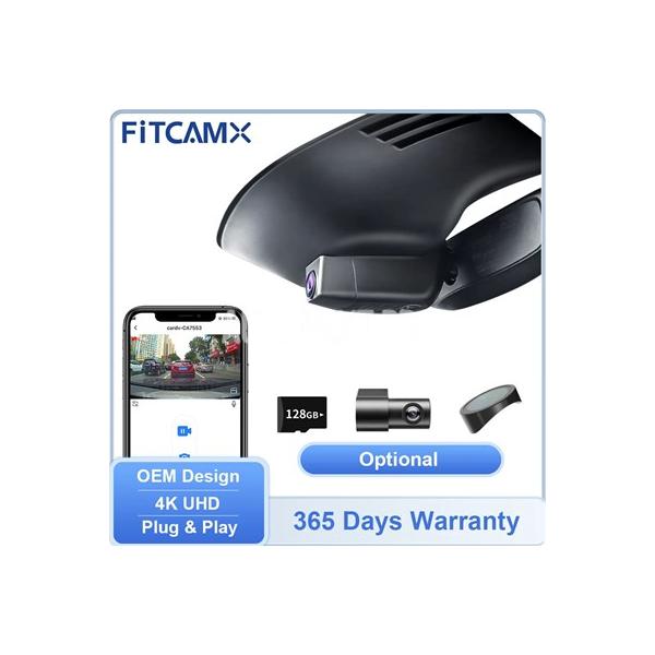 FITCAMX 4Kドライブレコーダー 2160P 車載カメラ WIFI搭載 ボルボ XC60 S90 V90 XC40 XC70 XC90 ボルボ車用 ダッシ