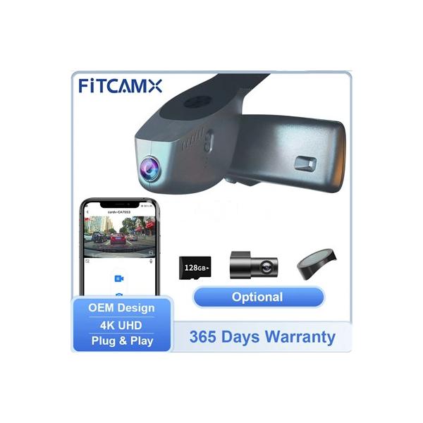 VWティグアン 2016-2026 用4Kドライブレコーダー FITCAMXカメラ フォルクスワーゲンタイロン2024-2026用  e-Up 2019-202