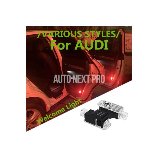 2個 LED車内装飾ランプ ドアインテリアライト電球 アウディ Q3 Q5 Q7 Q8 A1 A3 8P 8L 8V A4 B8 B7 A5 A6 A7 A8 