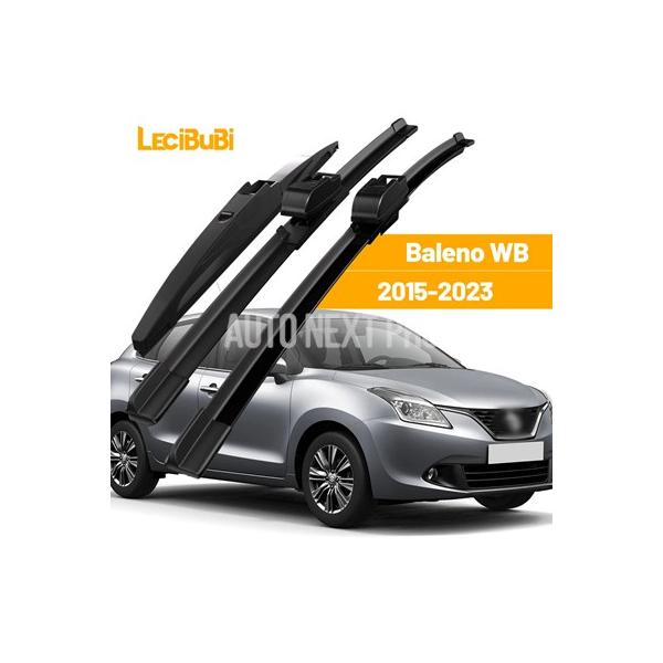 スズキバレーノ WB 2015-2023 1 セットフロント / リアフロントガラスワイパーブレードフロントガラスワイパー 2016 2017 2018 201