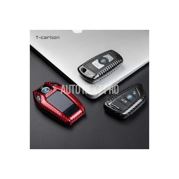 車 キー用シェル カーボンアクセサリー bmw f10 f20 f30 g20 g30 x1 x3 x5 i8 t
