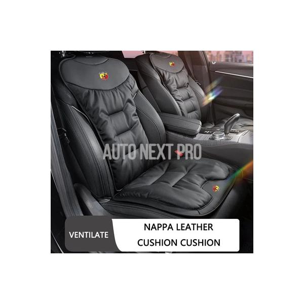 カーシートソフトベルベットクッションノンスリッププロテクター通気性パッドステッカーアバルトプント 124 500 595 695 500X 500e アクセサリ