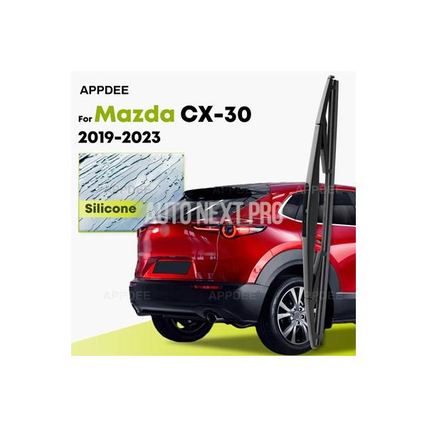 シリコン リアワイパー マツダ CX-30 CX30 2019-2023用 コーティング れたフロントガラスワイパーブレード 14インチ リアウィンドウブラシ