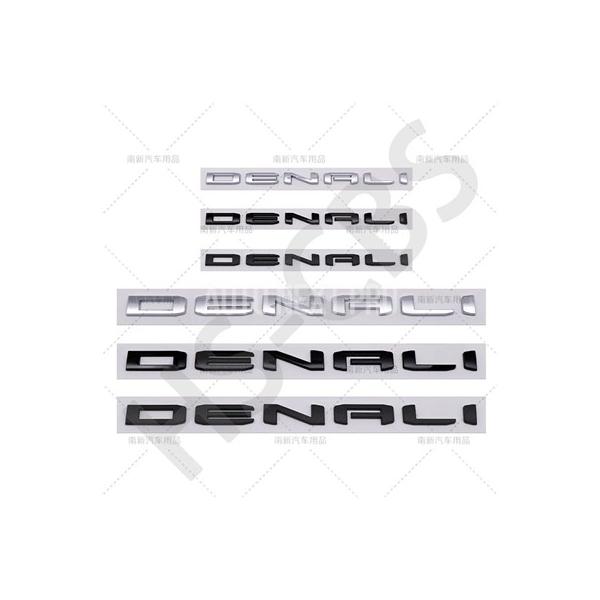 デナリ 車用ステッカー 3D ABS リアトランクエンブレムバッジ GMC シエラ 2500 3500 車体サイドドアフェンダー ステッカー アクセサリー