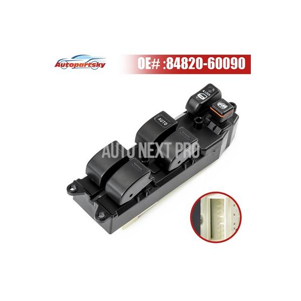 84820-60090 パワーウィンドウリフターマスターコントロールスイッチ トヨタ カムリ 1999 4ランナー アバロン カローラ 1999 エコー シボレー プリズム用