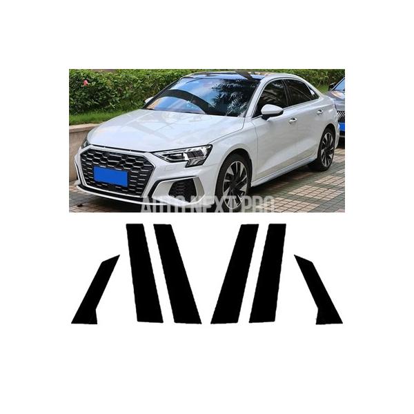 アウディa3セダン2021 2022 2023 2024 車 装飾アクセサリー 車 柱 ドア ウィンドウトリムカバーキット