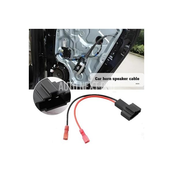 2 個自動スピーカーアダプタケーブルアウディ A4 A6 Q5 Q7 R8 TT ワイヤーハーネスアダプタコネクタシート Exeo 2008-2013