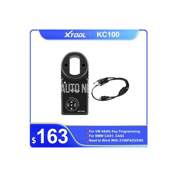 XTOOL KC100キープログラマー VW 4/5世代イモビライザーMQBキー マッチング BMW CAS1-CAS3+対応 XTOOL X100 PADS 