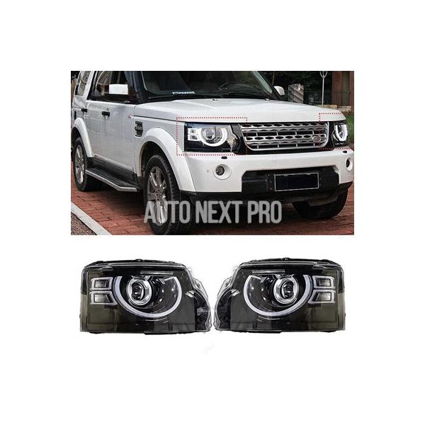 ランドローバーディスカバリー4用LEDヘッドライトアセンブリ ヘッドライト ウィンカー デイライト 信号 2010-2017