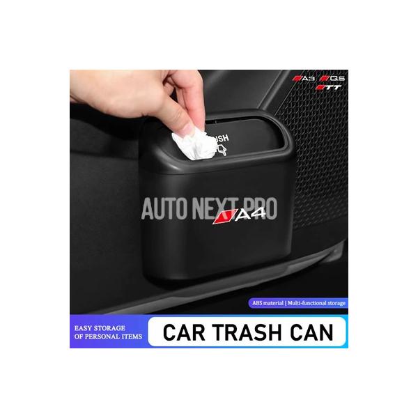 1個入り 車用ゴミ箱 ゴミ箱オーガナイザー インテリアキーリング アウディ A1 A3 8P 8V A4 B6 B8 A5 A6 A7 A8 Q2 Q3 Q5 